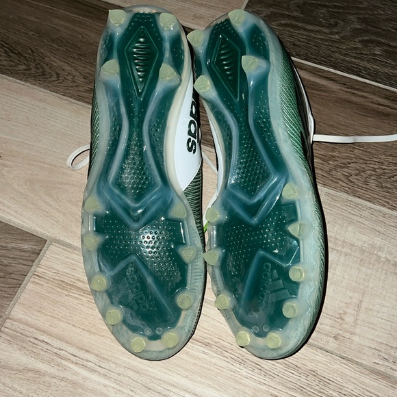 Mens adidas Freak cleats Sz 11 wh/green mids NWOB - Picture 3 of 5